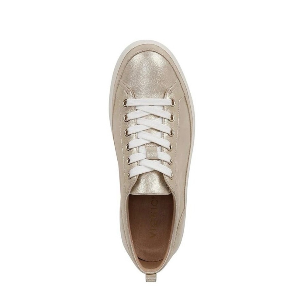 ✨🆕Vionic Winny Gold Lace Up Sneakers, 6W✨ - Picture 10 of 11